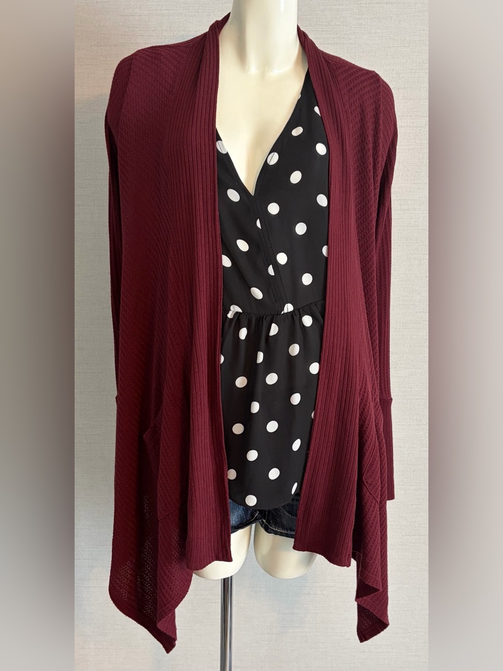 Size Small Daytrip Open-Front Knit Cardigan